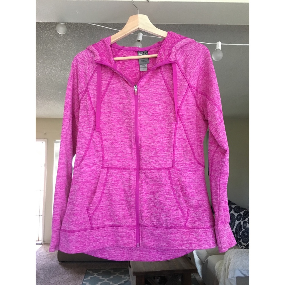Fuschia athletic jacket